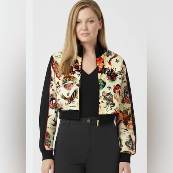 Ed Hardy Jackets & Blazers - Nwt 90’s y2k ed hardy cropped jacket